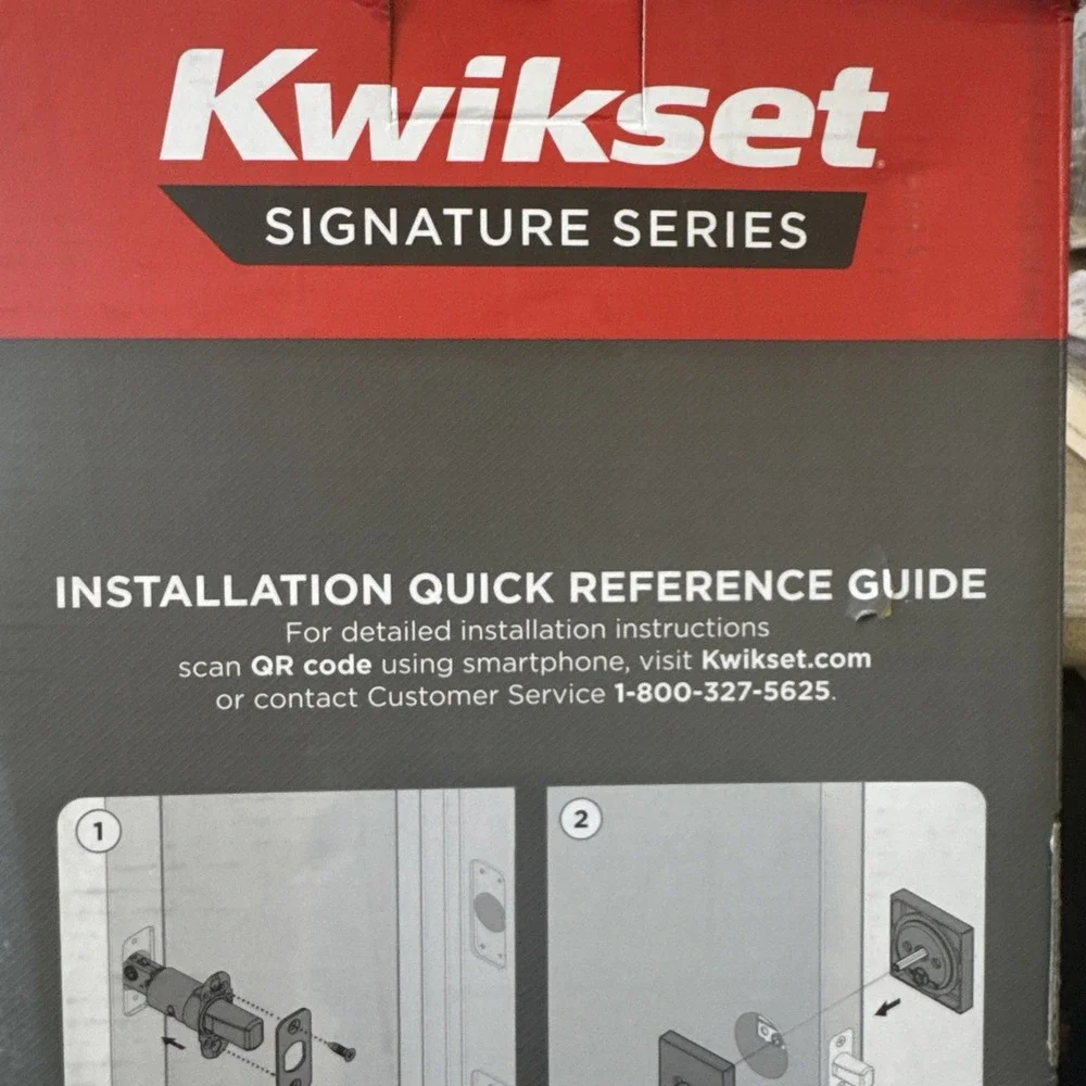 Kwikset Prague Satin Nickel Entry Door‎ Handleset Round Pismo Knob 98180-025